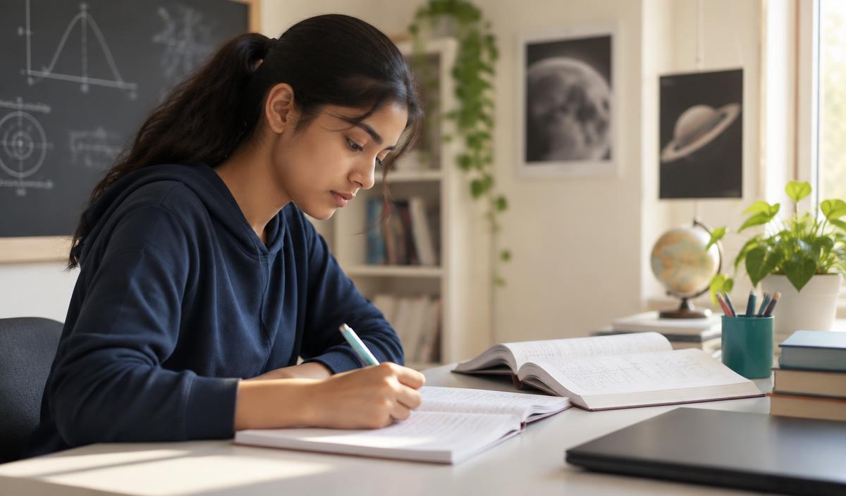 Student developing strong academic foundations